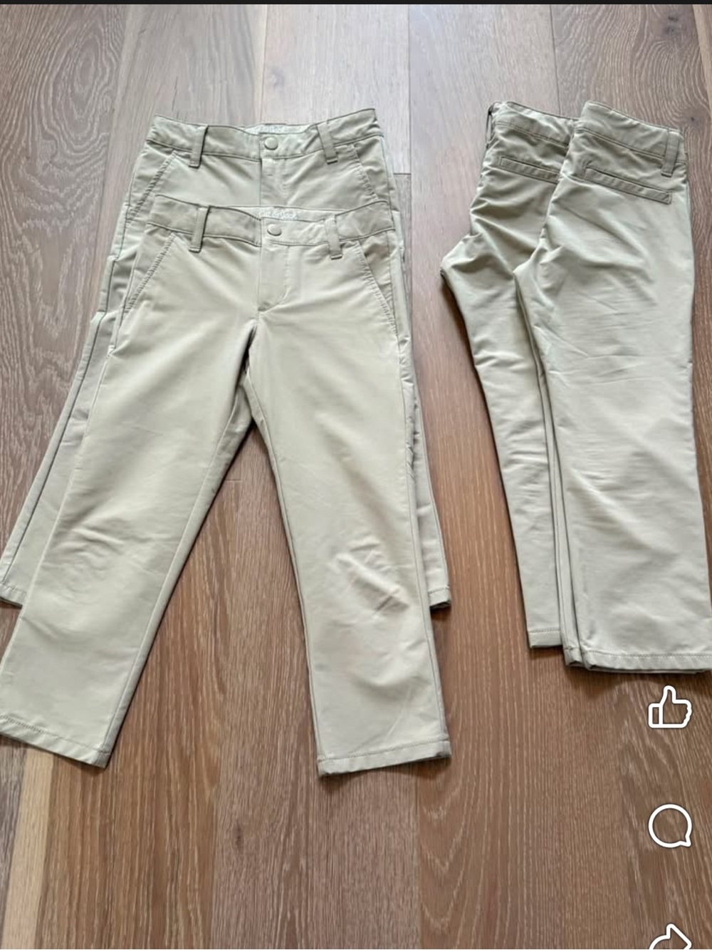 Cat & Jack Kids Beige Stretch Khaki Pants